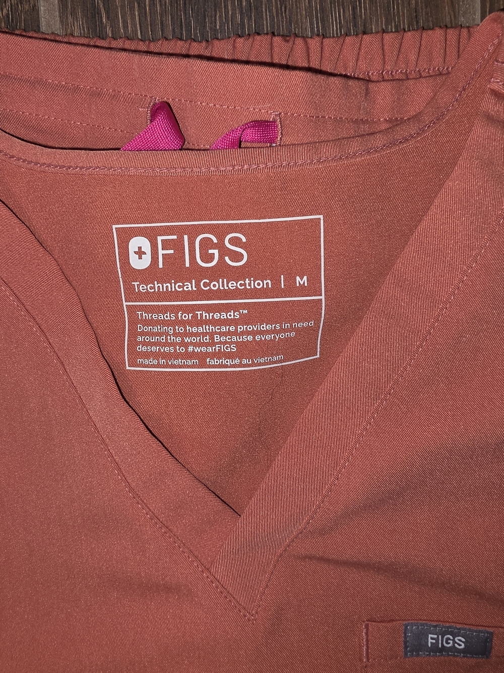 FIGS Rust Colored Scrub Set - Picture 4 of 5